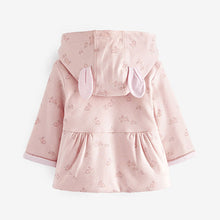 Load image into Gallery viewer, Pink Hooded Baby Jacket (0mths-18mths)
