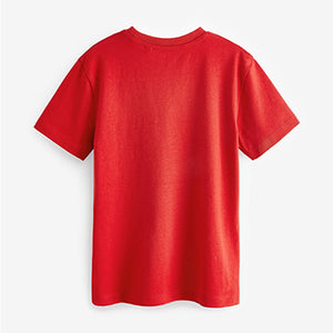 Red Short Sleeve Graphic T-Shirt (3-12yrs)