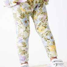 Load image into Gallery viewer, Lilac Purple Floral Leggings (3mths-6yrs)
