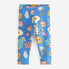 Load image into Gallery viewer, Cobalt Blue Character Leggings (3mths-6yrs)
