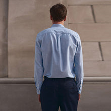 Load image into Gallery viewer, Light Blue Regular Fit Long Sleeve Oxford Shirt
