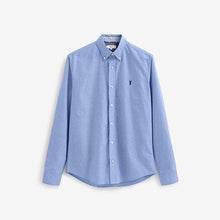 Load image into Gallery viewer, Light Blue Regular Fit Long Sleeve Oxford Shirt
