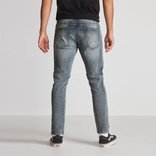 Load image into Gallery viewer, Vintage Grey Slim Fit Essential Stretch Jeans
