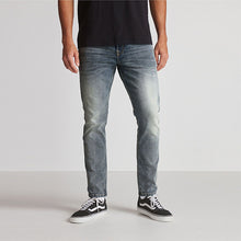 Load image into Gallery viewer, Vintage Grey Slim Fit Essential Stretch Jeans
