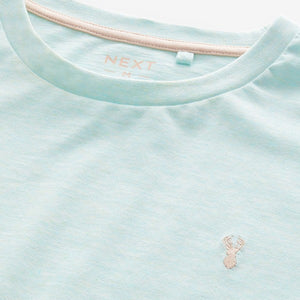 Mint Green Stag Marl T-Shirt