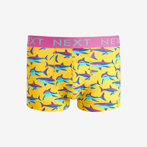 Shark Print Hipsters 4 Pack