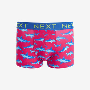 Shark Print Hipsters 4 Pack