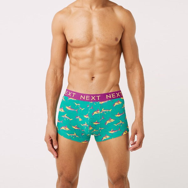 Shark Print Hipsters 4 Pack