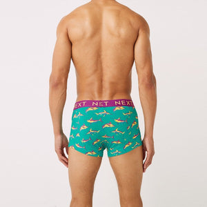 Shark Print Hipsters 4 Pack