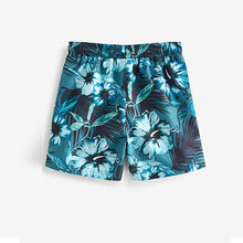Load image into Gallery viewer, Blue Floral Swim Shorts (3-12yrs)
