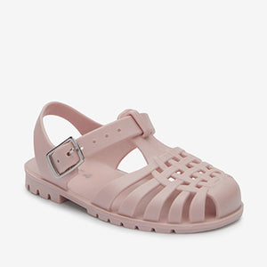Pink Jelly Fisherman Sandals (Younger Girls)