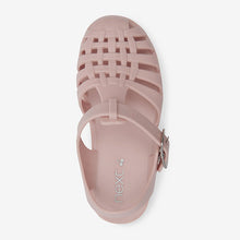 Load image into Gallery viewer, Pink Jelly Fisherman Sandals (Younger Girls)
