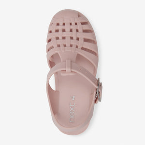 Pink Jelly Fisherman Sandals (Younger Girls)