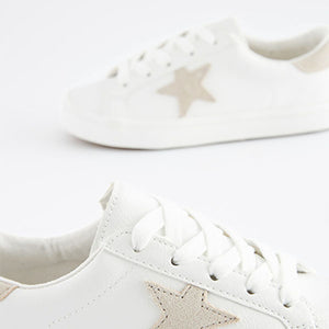 White Star Lace-Up Trainers (Older Girls)