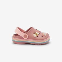 Load image into Gallery viewer, Pink Character Clogs With Ankle Strap (Younger Girls)
