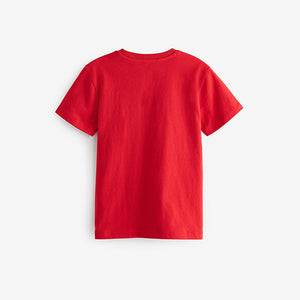 Red Short Sleeve T-Shirt (3-12yrs)