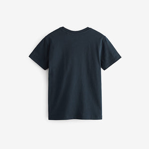 Navy Blue Short Sleeve T-Shirt (3-12yrs)