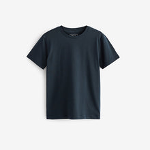 Load image into Gallery viewer, Navy Blue Short Sleeve T-Shirt (3-12yrs)
