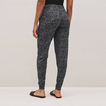 Load image into Gallery viewer, Grey Animal Print Jersey Joggers
