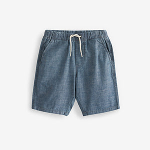 Blue Pull-On Shorts 3 Pack (3-12yrs)