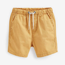 Load image into Gallery viewer, Ochre Yellow Pull-On Shorts (3mths-6yrs)
