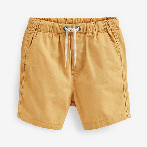 Ochre Yellow Pull-On Shorts (3mths-6yrs)