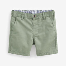 Load image into Gallery viewer, Khaki Green Chino Shorts (3mths-6yrs)
