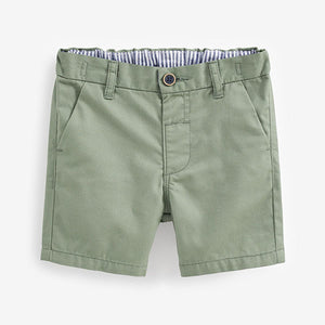 Khaki Green Chino Shorts (3mths-6yrs)