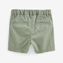 Load image into Gallery viewer, Khaki Green Chino Shorts (3mths-6yrs)

