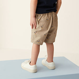 Stone Seagull Embroidered Chino Shorts (3mths-6yrs)