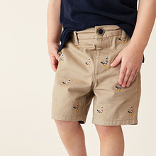 Load image into Gallery viewer, Stone Seagull Embroidered Chino Shorts (3mths-6yrs)
