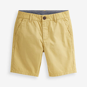 Ochre Yellow Chino Shorts (3-12yrs)