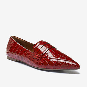 Red Forever Comfort® Pointed Toe Loafers