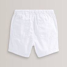 Load image into Gallery viewer, White Pull-On Shorts (3mths-6yrs)
