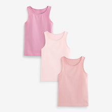 Load image into Gallery viewer, Pink Vests 3 Pack (1.5-8yrs)

