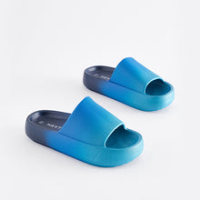 Load image into Gallery viewer, Blue Ombre Chunky Sliders
