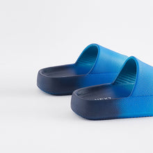 Load image into Gallery viewer, Blue Ombre Chunky Sliders
