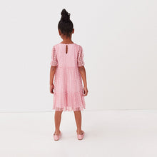 Load image into Gallery viewer, TIERED MESH PINK(5-12yrs)
