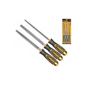 INGCO 3PCS STEEL FILE SET