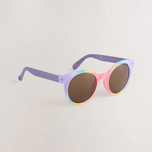 Load image into Gallery viewer, Lilac Purple Round Sunglasses
