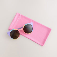 Load image into Gallery viewer, Lilac Purple Round Sunglasses
