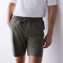 Load image into Gallery viewer, Charcoal Grey Technical Cargo Shorts

