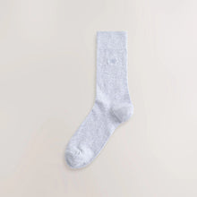 Load image into Gallery viewer, Blue/Green/Grey Embroidered Lasting Fresh Socks
