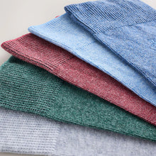 Load image into Gallery viewer, Blue/Green/Grey Embroidered Lasting Fresh Socks
