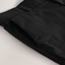 Load image into Gallery viewer, Black Slim Fit Stretch Chino Shorts
