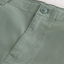 Load image into Gallery viewer, Green Sage Stretch Cotton Rich Cargo Shorts
