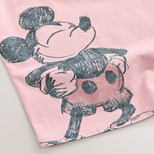 Load image into Gallery viewer, Pink Mickey Mouse Oversized License Graphic T-Shirt (6yrs)
