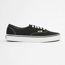 Load image into Gallery viewer, VANS AUTHENTIC BLACK WHITE SHOES
