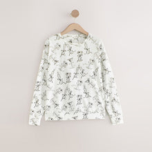 Load image into Gallery viewer, Monochrome Long Sleeve Gift Wrap Pyjamas
