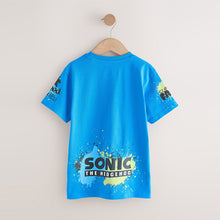 Load image into Gallery viewer, Blue Graffiti Sonic T-Shirt (3-10yrs)
